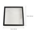 thumbnail image 4 of EeaseMX Soporte de cristal para fotos, marco de exhibición de fotos transparente, soporte de muestra Simple (negro), 1 ud., 4 of 8