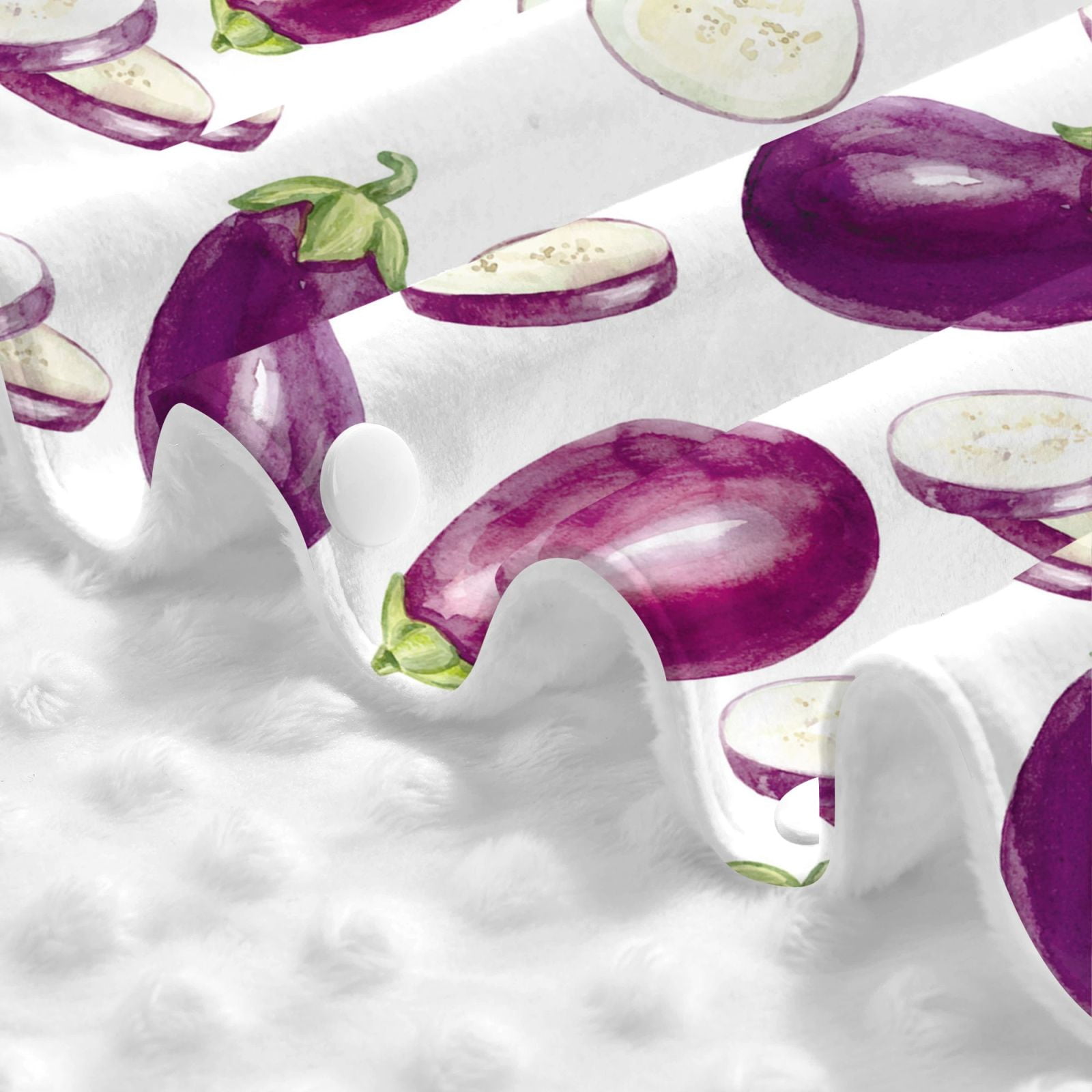 Car Seat Cover Baby - purple Eggplant slices Breathable Infant Car Seat Cover for Baby Carseat, Lightweight Comfort Baby Essentials Must Haves Newborn Stuff for Girl Boy