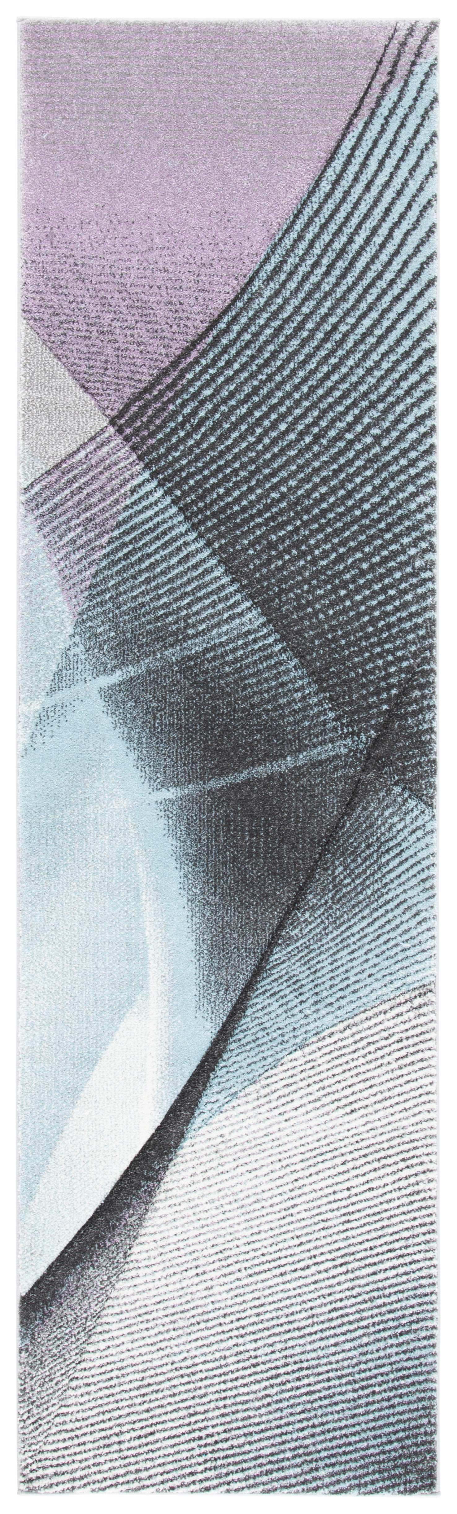 Safavieh Hollywood Celandine Abstract Runner Rug, Gray/Light Blue, 2'3" x 10'