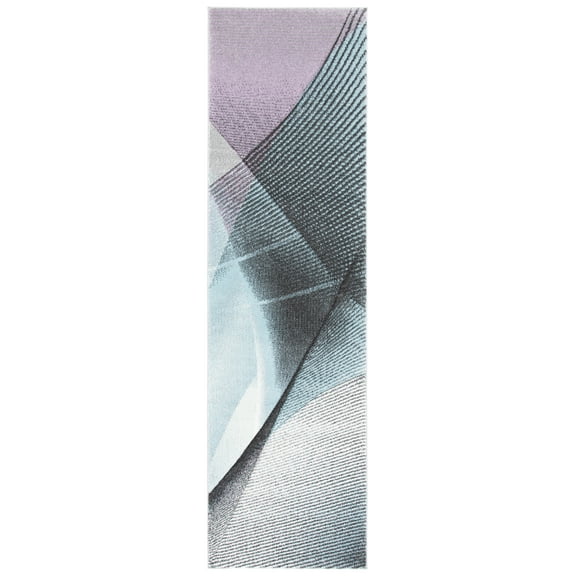 Safavieh Hollywood Celandine Abstract Runner Rug, Gray/Light Blue, 2'3" x 6'