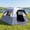 Blackout Gray, variant on EVER ADVANCED 6 Person Blackout Camping Tent, Instant Family Tents, 60 s Quick Setup, Water-Resistant, Blue