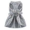 thumbnail image 4 of XWSHYW Ropa para Mascotas para Gatos Vestido Elegante con Estampado Fino para Primavera y Verano para Mascotas, Disfraces para Perros, Ropa para Perros, 4 of 6