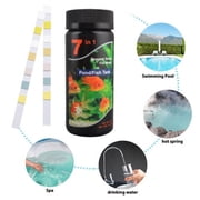 7 in 1 PH Test Fish Tank Water Tropical Aquarium Pond Water Test Strips Kit NEW