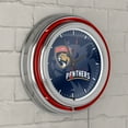 thumbnail image 3 of Boston Bruins Watermark Retro Neon Analog Wall Clock with Pull Chain, 3 of 4