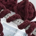 thumbnail image 4 of Black Chunky Chenille Yarn for Crocheting, Bulky Thick Fluffy Yarn for Knitting,Super Bulky Chunky Yarn for Hand Knitting Blanket, Soft Plush Yarn, 8 Jumbo Pack (27yds,8 oz Each Skein), 4 of 8