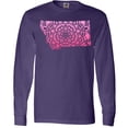 thumbnail image 3 of Inktastic Montana Silhouette Mandala Long Sleeve T-Shirt, 3 of 5
