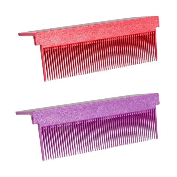 2 Uds Peine Alisador de Peluquero para El Cabello Plancha Plana Color Yuyangstore peines rectos
