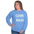 thumbnail image 3 of Motivational Workout Grind Quote Sweatshirt for Men or Women Brisco Brands S, 3 of 6