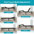 thumbnail image 5 of Kosynda Twin XL Adjustable Bed Frame with Head and Foot Incline, Electric Bed Base with Wireless Remote Control, Zero Gravity, Quiet Motor, Black, 5 of 7