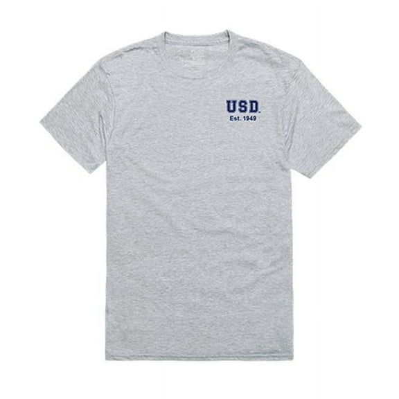 W Republic Apparel 528-197-HGY-01 University of San Diego Practice Tee Shirt - Heather Gray, Small