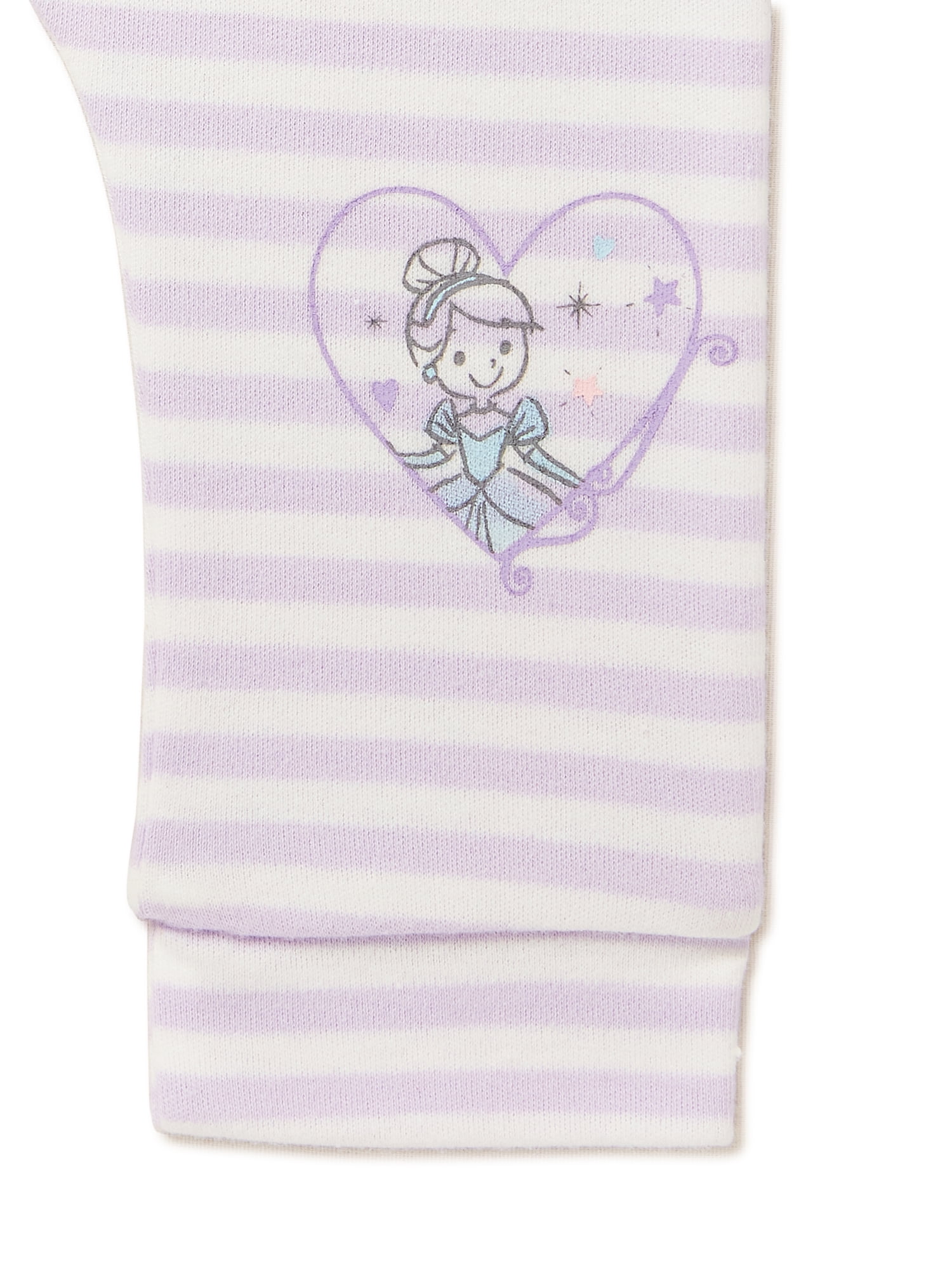 Disney Baby Wishes + Dreams Baby Girl Princess Bodysuits and Pants Outfit Set, 9-Piece, Newborn-12 Months
