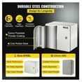 thumbnail image 3 of NEMA 4X Steel Enclosure 12x12x8", IP66 Waterproof Electrical Box, Outdoor Indoor Junction Box with Mounting Plate - Heavy Duty Steel Electrical Enclosure, 3 of 7