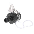 thumbnail image 1 of Unique Bargains Quick Connector Faucet Hose Fitting, ABS Plastic, 10mm ID Adapter, 1 of 5
