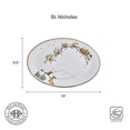 thumbnail image 4 of Fitz & Floyd St. Nicholas 14" Porcelain Serving Platter, 4 of 5