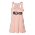 thumbnail image 1 of "Vintage 1976, 44th Birthday, Born In 1976, Soft Bella Canvas, Sublimation, 44 Years Old, 44 Tank, 1976 Tank Top, Racerback, Birthday Gift, Peach, SMALL", 1 of 1