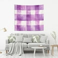 thumbnail image 2 of Yayeee Tapestry Wall Hanging for Bedroom 60" x 40" Living Room Home Wall Art Decor, Purple and White Pattern, 2 of 7