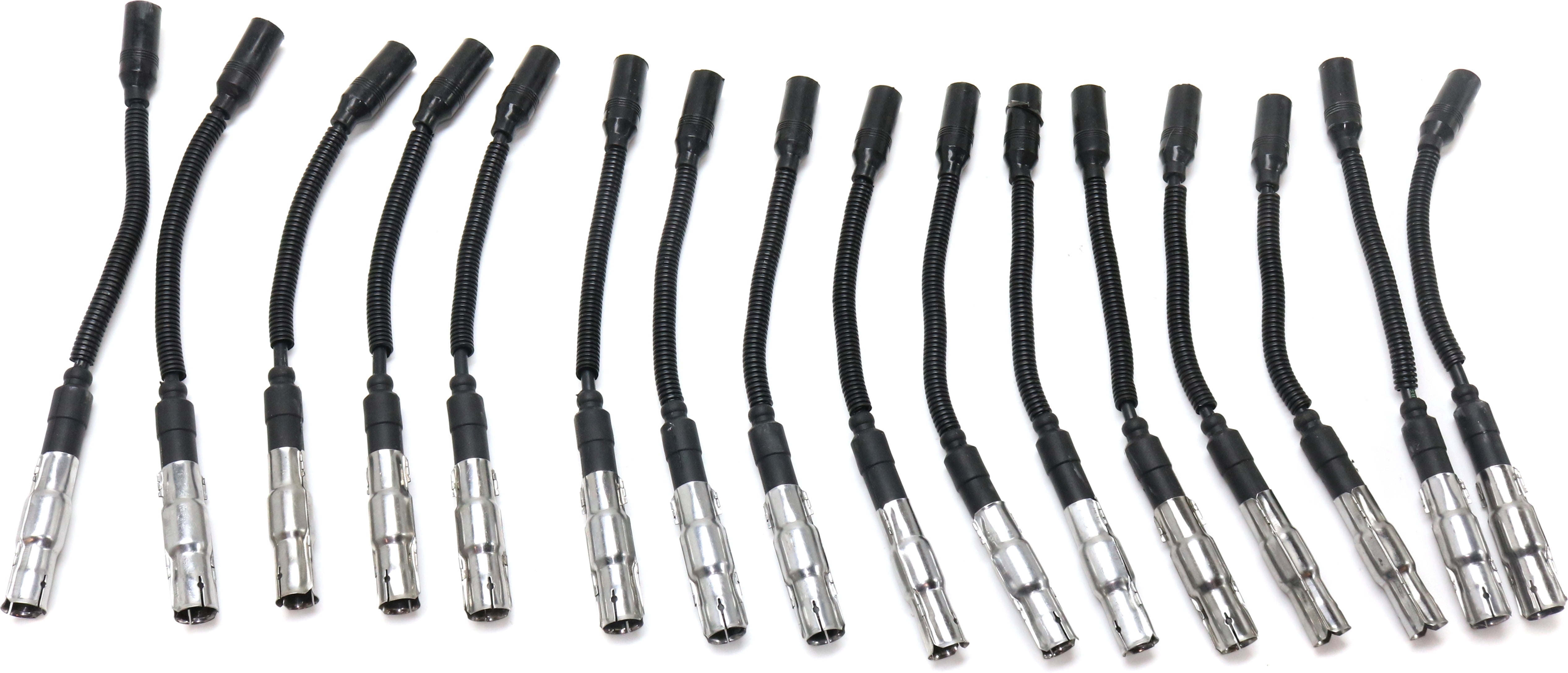 Replacement REPM504812 Spark Plug Wire Compatible with 1998-2000 Mercedes Benz C43 AMG 2003-2010 G55 8Cyl 4.3L 5.5L Set of 16