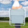 thumbnail image 2 of Folding Beach Adults, Portable Heavy-Duty Lawn Chairs Made of High Strength 600D Oxford Fabric and Steel Frame for Outdoors, Camping, Picnic, BBQ, 2 of 9