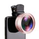 thumbnail image 1 of Lente 2 en 1 Clip Universal Lente para 37 Mm Lente 0.45x 49UV HD (Oro Rosa), 1 of 8