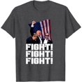 thumbnail image 3 of Dios está de nuestro lado Foto del presidente Trump después del tiroteo en su mitin Camiseta Nunca te rindas Campaña de lucha a favor de Trump, 3 of 3