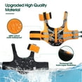 thumbnail image 5 of Kuoser Dog Life Jacket with Reflective Stripes, Adjustable Dog Life Vest, Orange, XL, 5 of 8