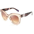 thumbnail image 1 of FEISEDY Retro Oversized Square Horn Sunglasses Semi Cat Eye Butterfly Glass Big Thick Bold Frame B2572, 1 of 6