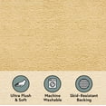 thumbnail image 3 of Better Homes & Gardens Ultra Soft Polyester Bath Rug, 20X34, Almond Biscuit, 3 of 5