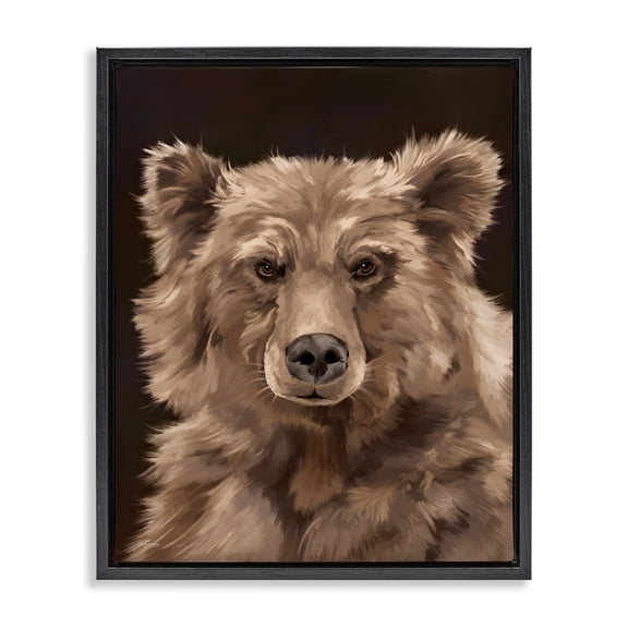 Stupell Industries Traditional Black Floating Frame Canvas Art, 17 x 21, by Cat Thurman Designs