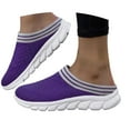 thumbnail image 3 of Women's Flat Sandals Comfortable Beach & Vacation Shoes Breathable Mesh Knit On Casual Shoes For Women Lightweight Comfortable Flat Loafers For Daily Wear Spring Summer Fall, 3 of 9