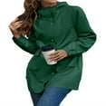 thumbnail image 1 of Imperméable imperméable pour Femmes Veste de Pluie Légère à Capuche avec Poches pour la Randonnée en Plein Air, 1 of 6
