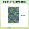 thumbnail image 4 of Pofeuu Animals In Camping Print Premium Golf Towel with Carabiner Clip Absorbent Microfiber Waffle Pattern Golf Towel for Golf Bag Trolly Belt Loop, 4 of 8