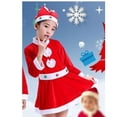 thumbnail image 3 of Conjunto de vestido rojo de Navidad para niños, traje de Papá Noel, ropa de fiesta, Año Nuevo, 3 of 5