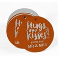 thumbnail image 2 of Inkdotpot 50 Pack Real Silver Foil Paper Tags Hugs & Kisses From The Wedding Favor Hang Tags, 2 of 6