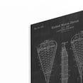thumbnail image 2 of Luxe Metal Art 'Lacrosse Racquet Blueprint Patent Chalkboard' Metal Wall Art, 16"x24", 2 of 9
