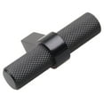 thumbnail image 2 of 2-1/4 in. European Knurled Solid Steel Cabinet T-Bar, 2 of 6