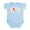 Sky Blue, variant on CafePress - Love My Georgia Peach Infant Bodysuit - Baby Light Bodysuit, Size Newborn - 24 Months