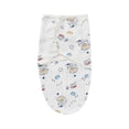 thumbnail image 4 of Paquete de 5 mantas para bebé para niño y niña, pañales ajustables de material supersuave para recién nacidos de 0 a 3 meses, 4 of 5