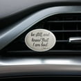 thumbnail image 2 of Be Still and Know that I am God Psalm Inspirational Christian Car Air Freshener Vent Clip, 2 of 3