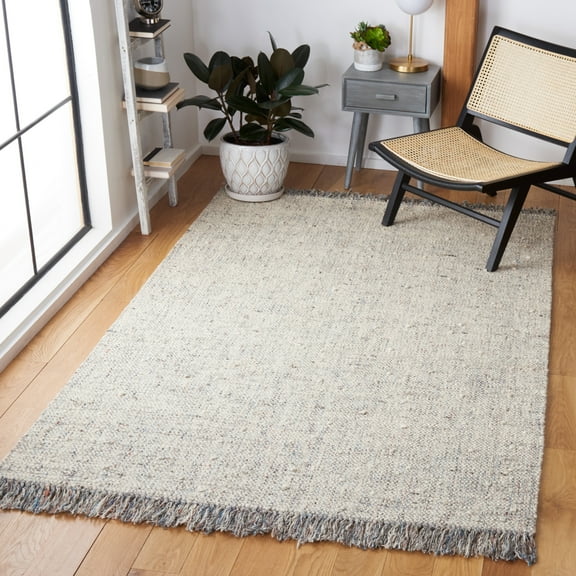 SAFAVIEH Vermont VRM701G Handmade Light Grey / Ivory Rug