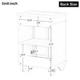 thumbnail image 4 of 24inch Bathroom Vanity with Single Top Sink, Freestanding Modern Bathroom Storage Cabinet With 2 Drawers & 2 Doors, Single Sink Vanity For Small Space Home, 4 of 9