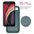 thumbnail image 4 of Diverbox Designed for iPhone SE case with Screen Protector Heavy Duty Shockproof Shock-Resistant Cases for Apple iPhone se Phone 2022/2020 Release (Dark Green), 4 of 7