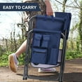 thumbnail image 5 of Directors Chair, Camping Chairs for Adults, Heavy Duty Side Table, Lawn Chairs with Side Pockets Carry Straps, 5 of 14
