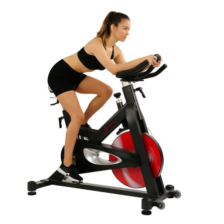 Sunny Health & Fitness 44lb Flywheel Belt Drive Indoor Cycle