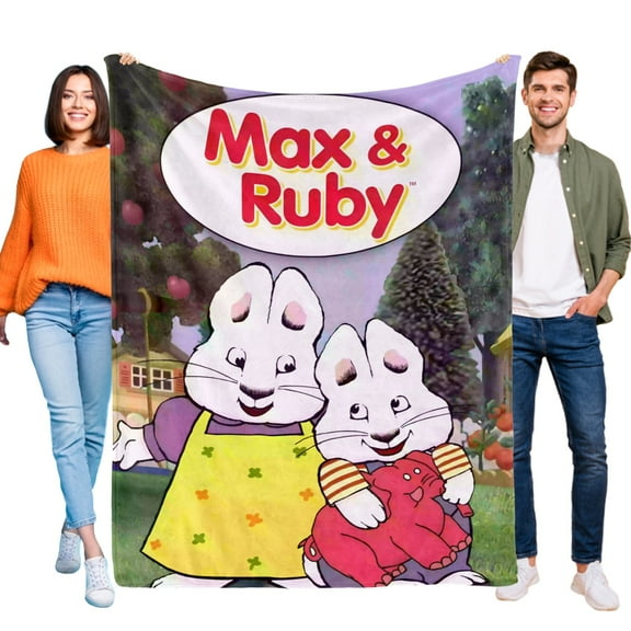 Max and Ruby-Anti-Pilling Flannel Blanket Soft Lightweight Plush Fuzzy Cozy Luxury Blanket for Home and Kitchen Use – Perfect for Kids and Adults 32"*48"(80cm*120cm)