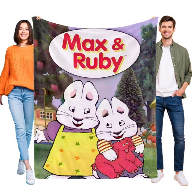 Max y Ruby anti-pilling, suave, ligera, esponjosa y acogedora de lujo para hogar y cocina – Perfecta para niños y adultos,50X70cm