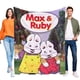 thumbnail image 1 of Max y Ruby anti-pilling, suave, ligera, esponjosa y acogedora de lujo para hogar y cocina – Perfecta para niños y adultos, 100 x 150 cm, 1 of 6