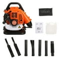 thumbnail image 2 of Floseru 52CC 550 CFM Leaf Blower - 2-Cycle Backpack Gas Powered Leaf Blower, Grass Lawn Blower Air Cooling Gasoline Backpack Grass Blower, Backpack Snow Blower for Garden, 2 of 10