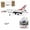 Left-hand throttle/Brushless motor - 1 Battery, variant on MinimumRC F-16 Thunder-Birds RC Plane for Adults, 30mm EDF 2S Brushed Power System Delta Wing RC Jet Airplane with Gyro Stabilization, 290mm Wingspan Scale Model for Hobbyists - RTF