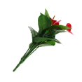 thumbnail image 1 of Plantas artificiales Flores Decoración Artificial Floral Arbustos De Libre De La Falsificación De Anthurium Magideal Plantas artificiales Flores, 1 of 7