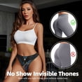 thumbnail image 4 of Thongs for Women - American Flag No Show Seamless Womens Thongs Underwear, Breathable G String Thongs for Women, Ladies Stretch Low Rise Thong Bikini Panties Briefs, 4 of 5